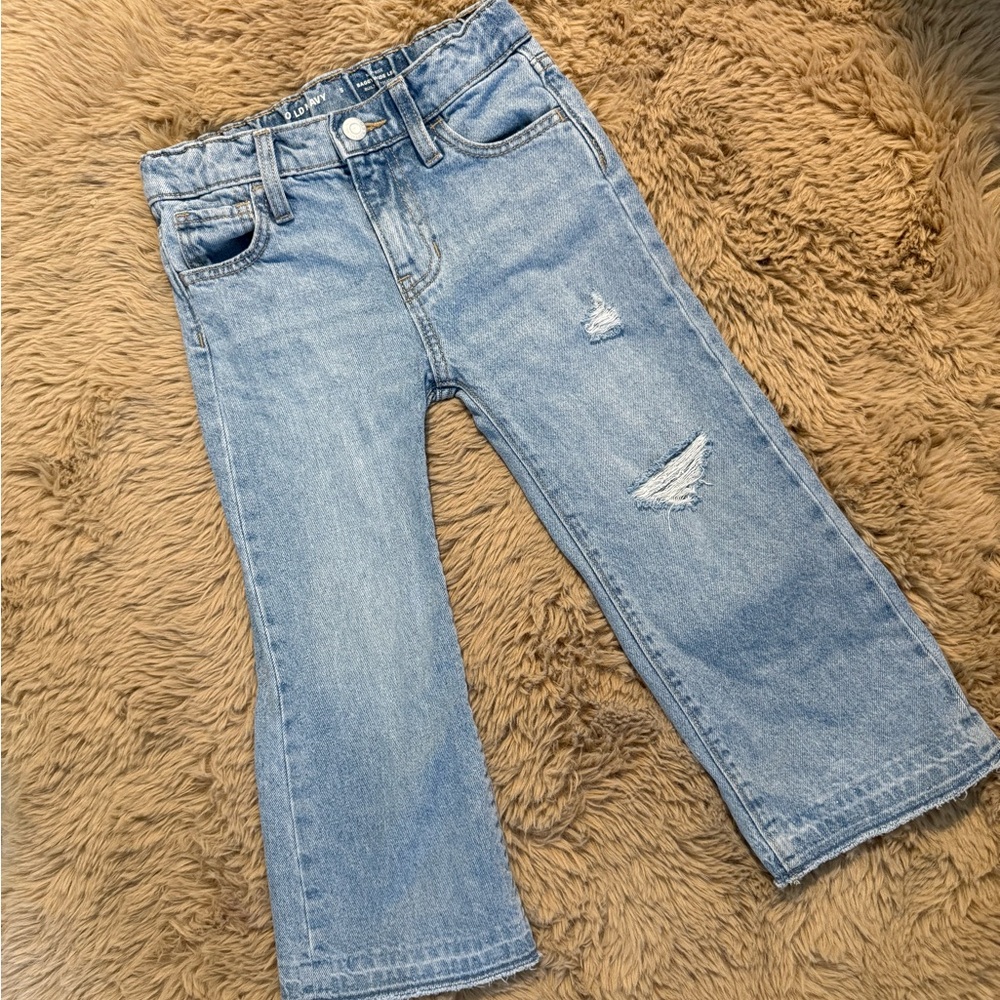 Old Navy Toddler Baggy Wide-Leg High Rise Jeans